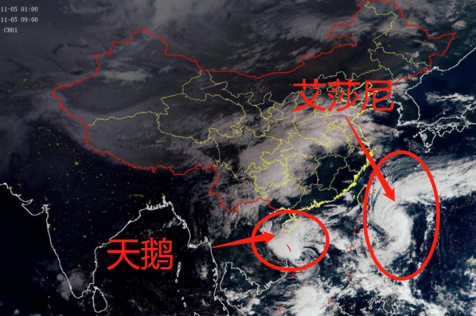 20号台风最新路径消息今天 台风“艾莎尼”明日到达南海强度加强