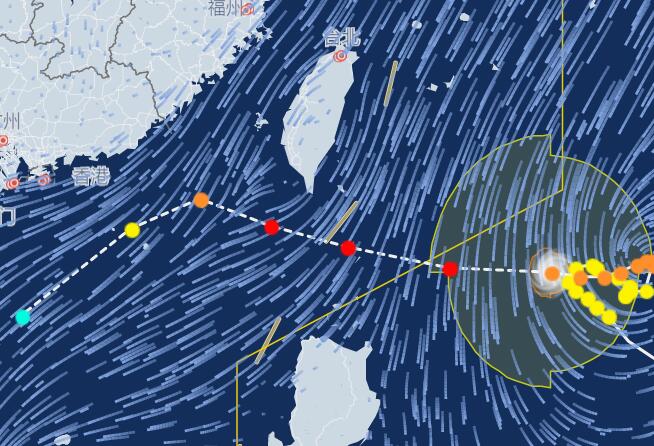 20号台风路径图实时发布 台风艾莎尼最新路径图更新