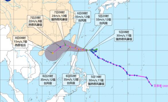 19号三亚台风最新消息今天 受“天鹅”影响三亚局部暴雨