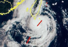 20号台风路径实时发布系统今天 台风艾莎尼会在哪里登陆