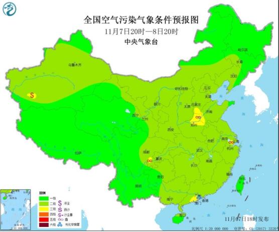 2020全国雾霾预报：今日京津冀及周边地区有轻至中度霾的天气