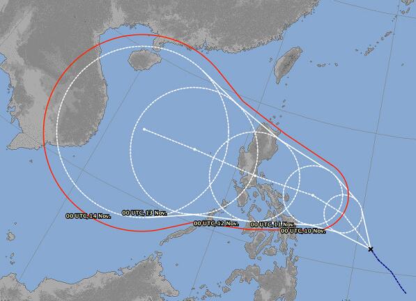 22号台风温州台风网台风路径图 环高台风路径实时发布系统最新路径预测