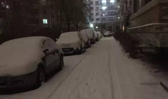 哈牡高速因强降雪实行道路封闭 高速交警护送被困游客护送回哈