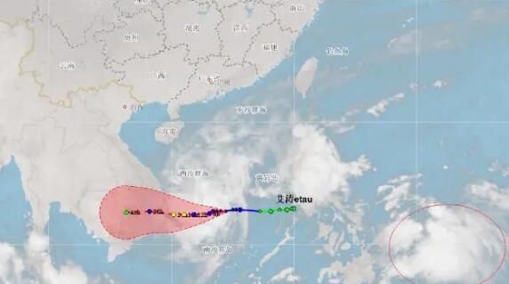 21号台风路径实时发布系统 台风艾涛预计10日在越南登陆