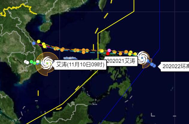 22号台风最新消息2020路径图 未来将持续西行会来海南吗