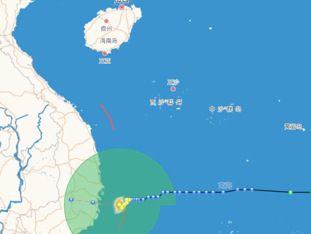 21号台风艾涛最新消息路径情况 即将登陆越南对海南仍有影响