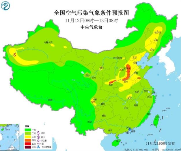 2020全国雾霾预报：华北黄淮一带有轻至中度霾天气