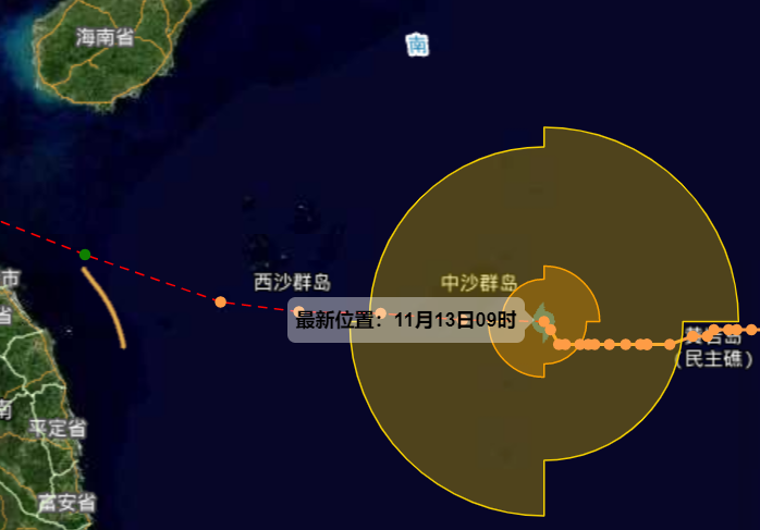 2020年22号台风最新消息路径图 今年第二十二号台风叫什么名字登陆哪里