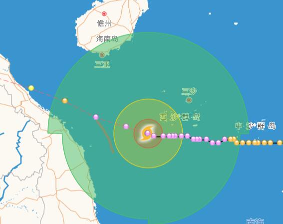 三亚22号台风影响最新消息 受“环高”影响三亚今明迎强降雨