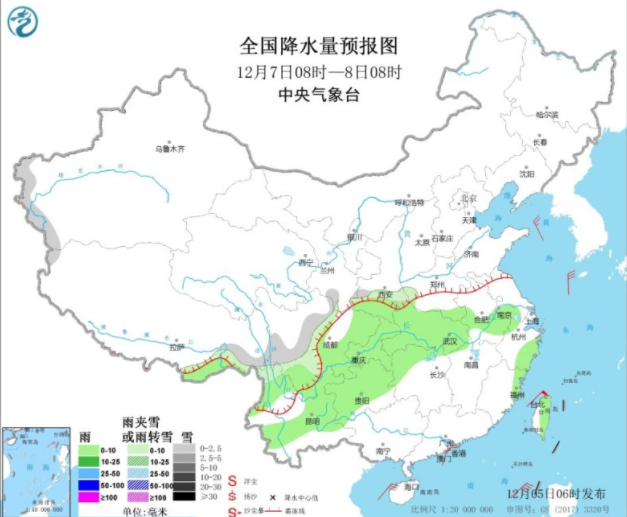 江汉江淮将有小雨天气过程 华北黄淮等地区有雾霾天气