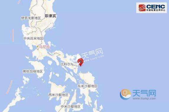 据中国地震台网最新消息,当地时间12月07日22时37分许,菲律宾吕宋岛东