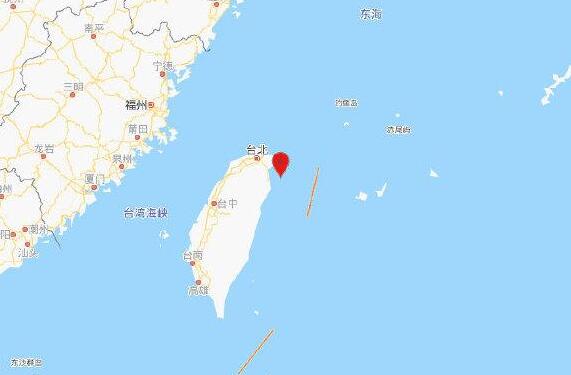 中国台湾地区附近发生5.8级地震 福州厦门等地震感强烈