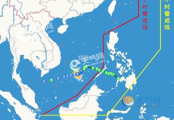 台风路径实时发布系统23号台风路径图 "科罗旺"会影响