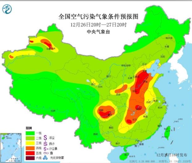 2020全国雾霾预报：这周末河北河南等地有重度雾霾天气