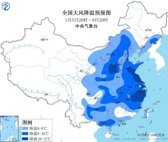 2021首個(gè)寒潮預(yù)警發(fā)布! 這20省份氣溫或創(chuàng)今冬新低