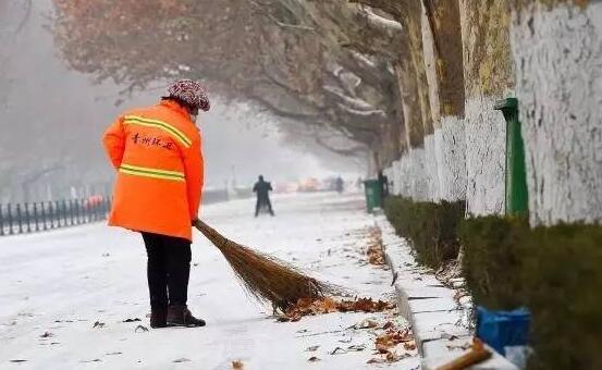 江苏宿迁发布寒潮橙色预警 一年中最冷的时候到了