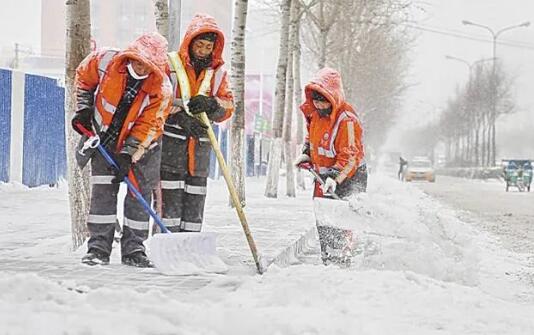 江苏宿迁发布寒潮橙色预警 一年中最冷的时候到了