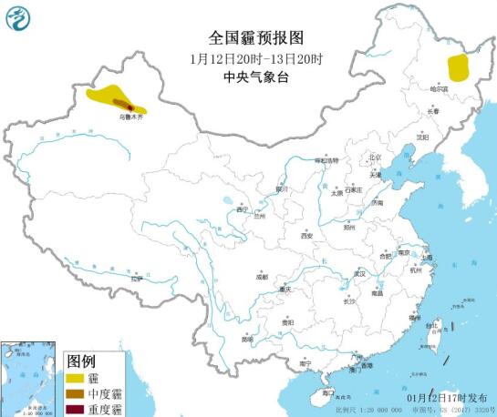2021全国雾霾预报：华北黄淮等地有轻度霾局地中度霾