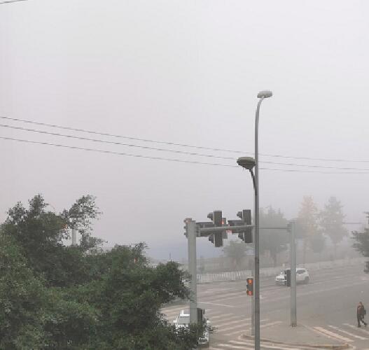 乐山因大雾天气多条高速公路关闭 能见度较低出行小心