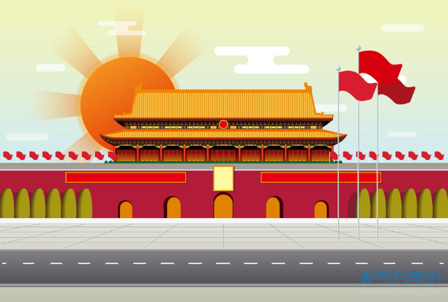 2021天安门升国旗时间 北京2021年升旗时间一览表