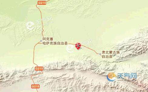 2021甘肃地震最新动态消息今天 酒泉市阿克塞县发生3.