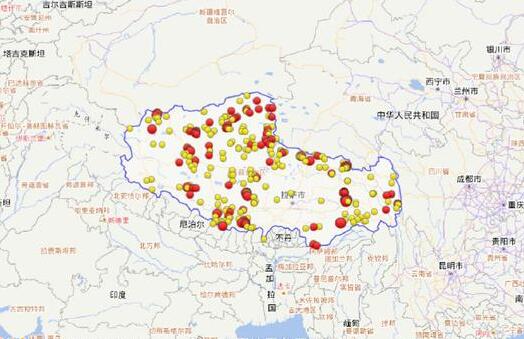 2021西藏地震最新动态消息今天 日喀则市定日县发生4.3级地震
