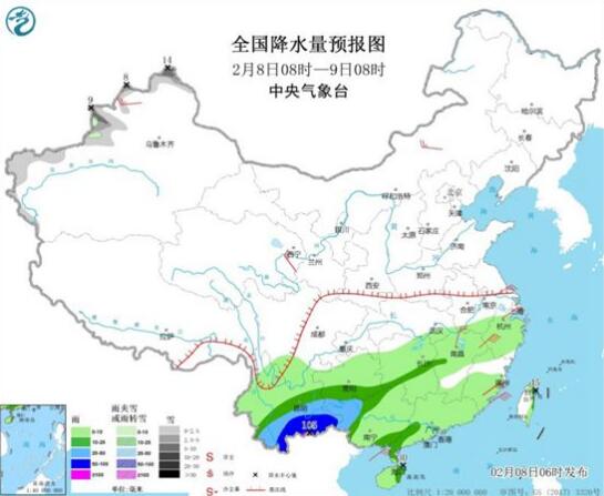 南方降雨将持续至春节前是什么情况 2021年春节期间会下雨吗