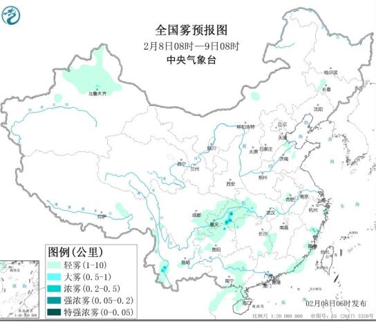 2021全国雾霾预报：汾渭平原四川盆地等地出现雾霾天气