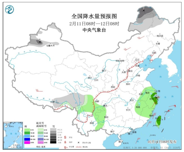 春节首日天气受冷空气影响有大风 华北四川等地有重度霾