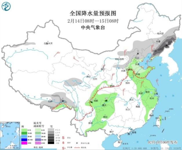 2021春节天气：辽宁吉林部分地区有暴雪天气 黄淮华北地区现雾霾