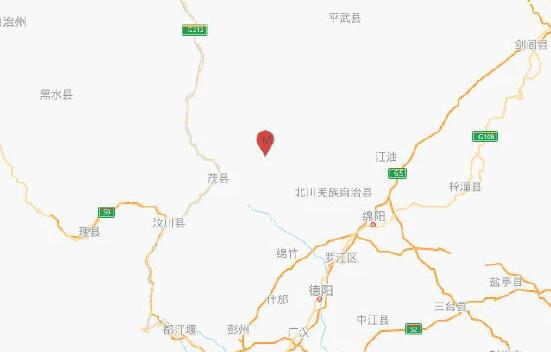 四川地震最新动态消息今天2021 阿坝州茂县发生3.2级地震