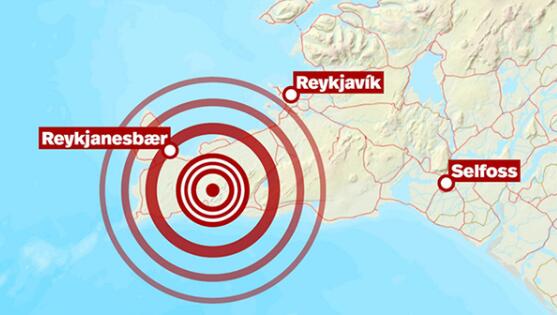 冰岛首都附近发生5.7级地震 目前暂无人员伤亡