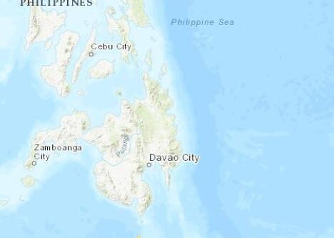 菲律宾地震最新消息2021 西达沃省萨兰加尼市海域发生5.1级地震