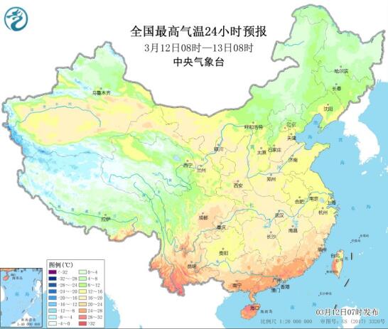 今天南方仍有大范围阴雨 华北东北地区气温回升至10℃