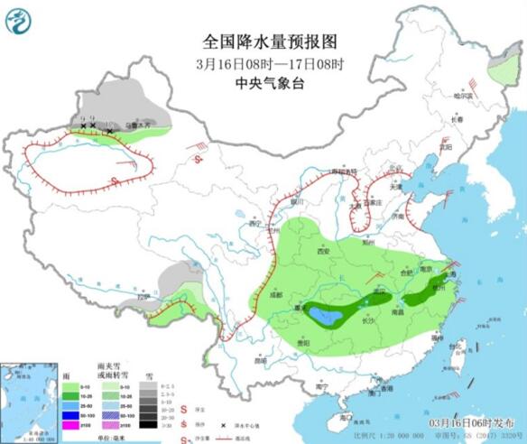 北方多地沙尘暴天气逐渐扩散 上海杭州等地气温回升至25℃