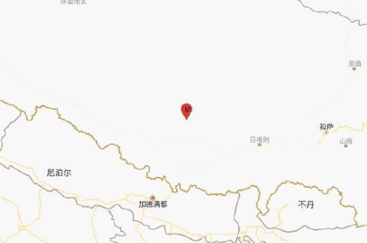 2021西藏地震动态消息今天 日喀则市昂仁县发生3.4级地震