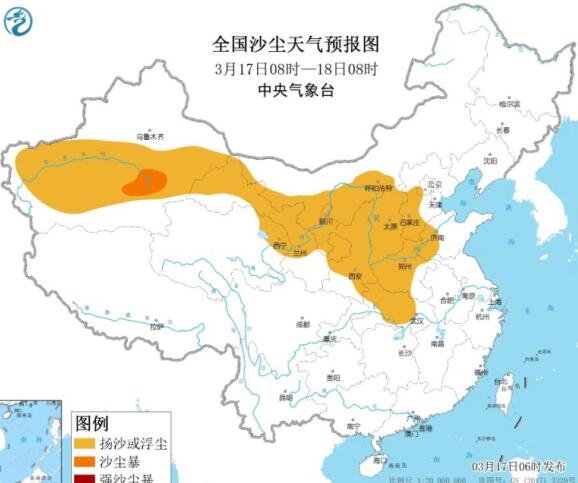 秦岭以一己之力挡住沙尘暴南下 网友：冬季挡寒流春季挡沙尘