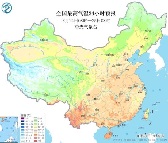 东北华北继续回暖最高温超20℃ 周末江淮江南新一轮雨水上线