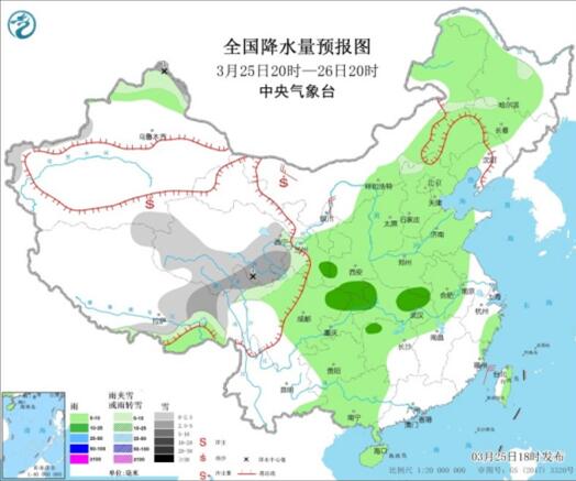 今起中东部地区强降雨上线 新疆内蒙古局地出现仍沙尘天气