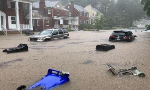 美国田纳西州暴雨引发洪灾 目前洪水已造成4人死亡
