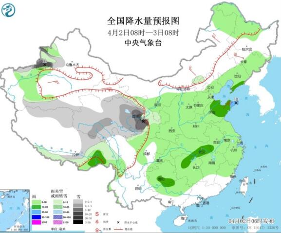 冰火两重天!冷空气来袭中东部气温跌至15℃ 华南西南持续35℃高温