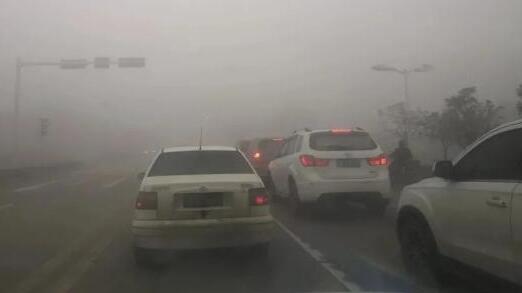 受大雾影响 今晨河南湖北境内15条高速交通管制