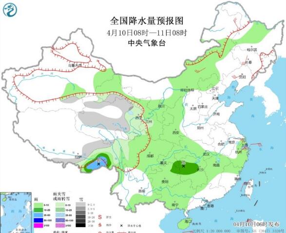 周末雨水范围扩至江南江淮 东北华北等地有6～8℃降温