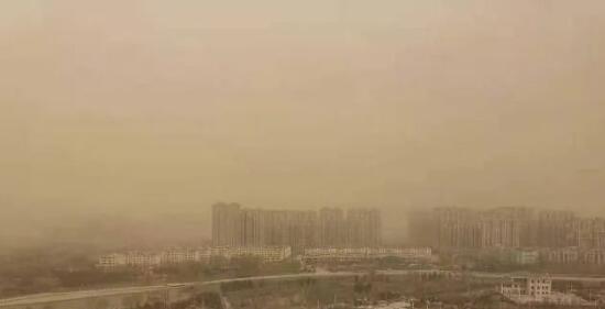 京津冀晚高峰大风沙尘 气象台继续发布沙尘暴蓝色预警
