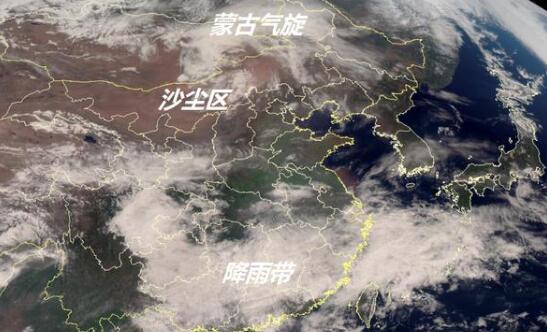 北方新一轮大风降温沙尘来袭 广东成为华南地区降雨的中心