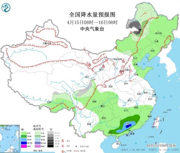 冷空气入境东北华北气温骤降8℃ 未来三天南方阴雨仍在持续