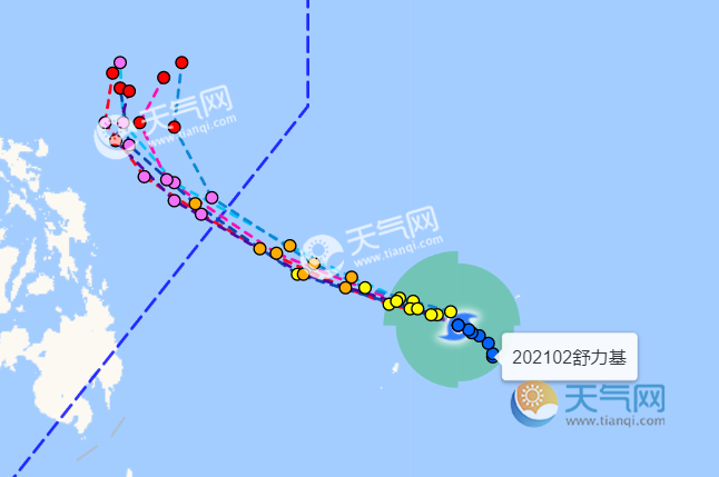 台风舒力基最新实时路径图消息 舒力基会给广东带来降温吗