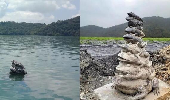 台湾干旱日月潭水位降到最低 部分地区一周供水5天停水2天