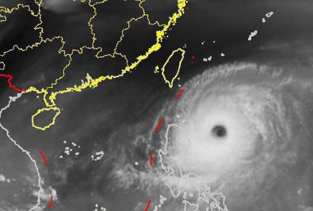 今年第2号台风舒力基卫星云图 2021台风舒力基实时高清云图发布