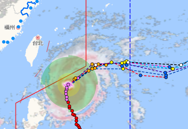 2021年第2号台风舒力基最新消息 台风舒力基路径拐向日本